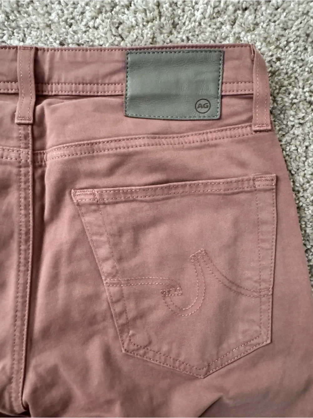 AG Adriano Goldschmied The Dylan Slim Skinny Pants in Dusty Rose